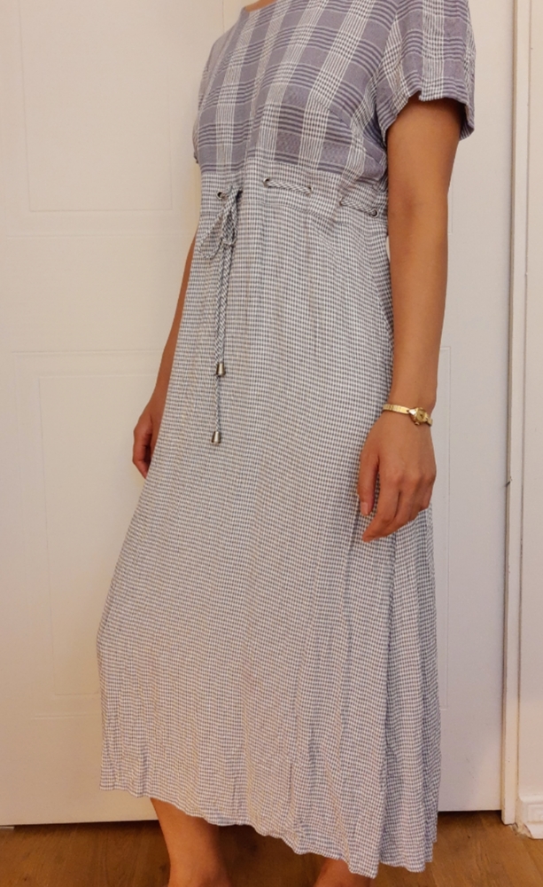 80's gingham dress